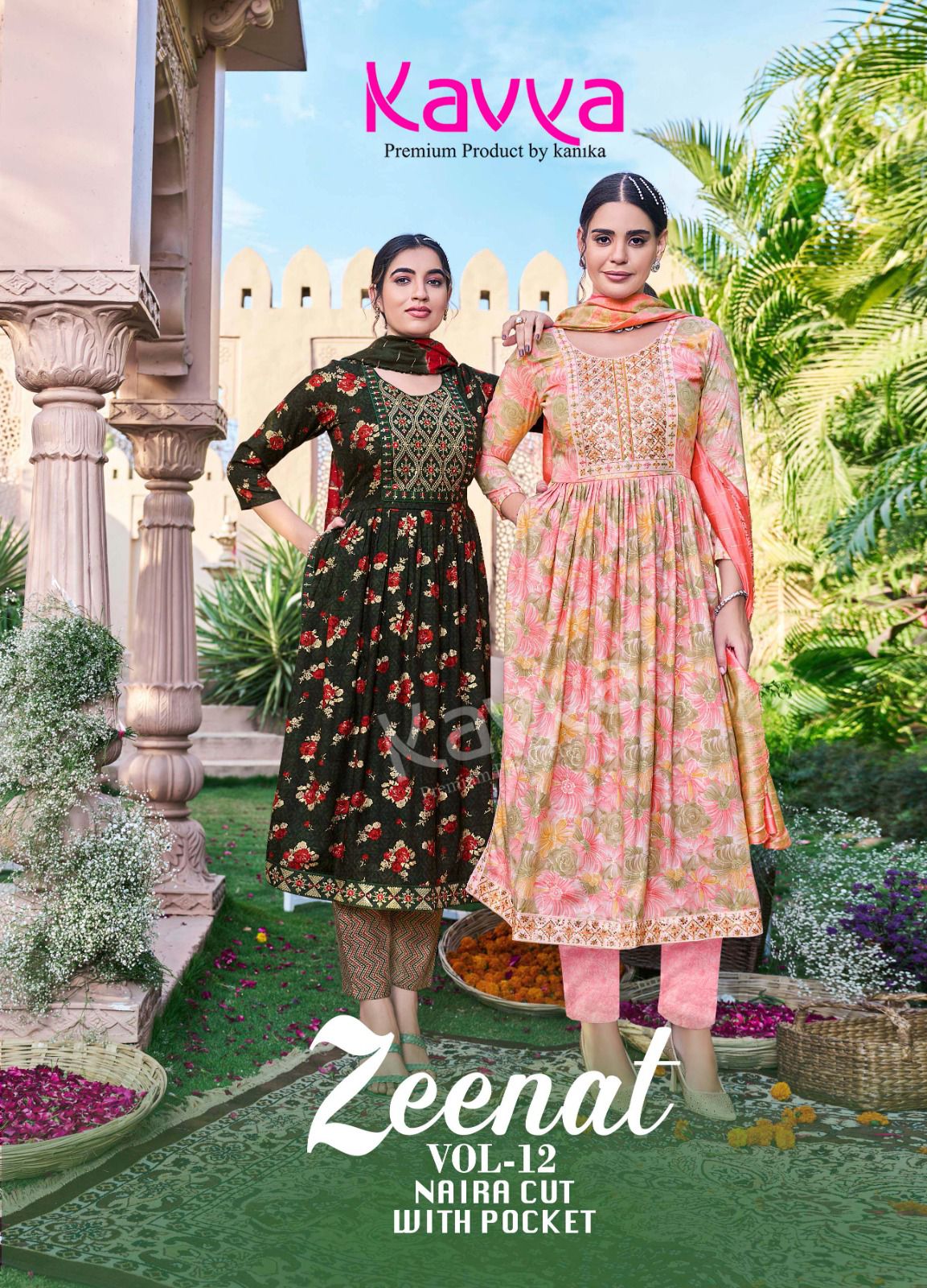 KAVYA KURTI ZEENAT VOL 12